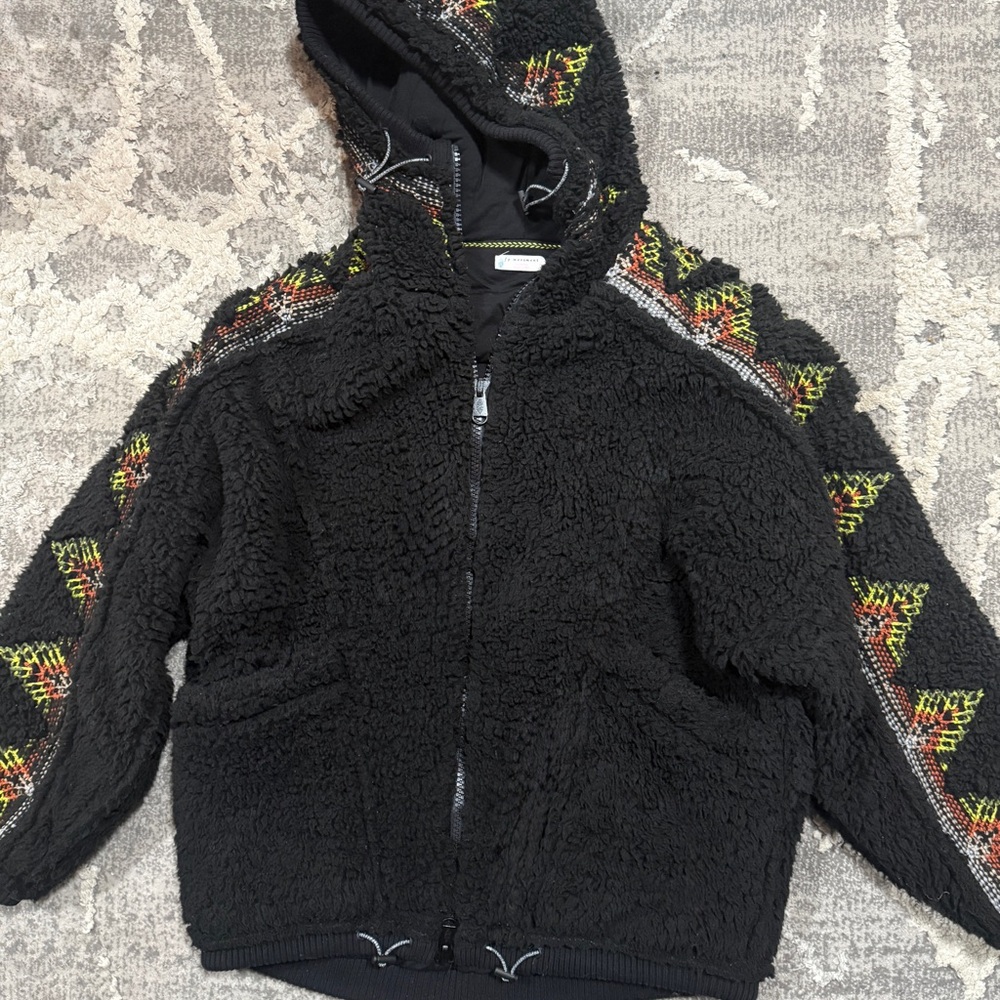 FP Movement by Free People Black Lodge Livin’ Sherpa Jacket